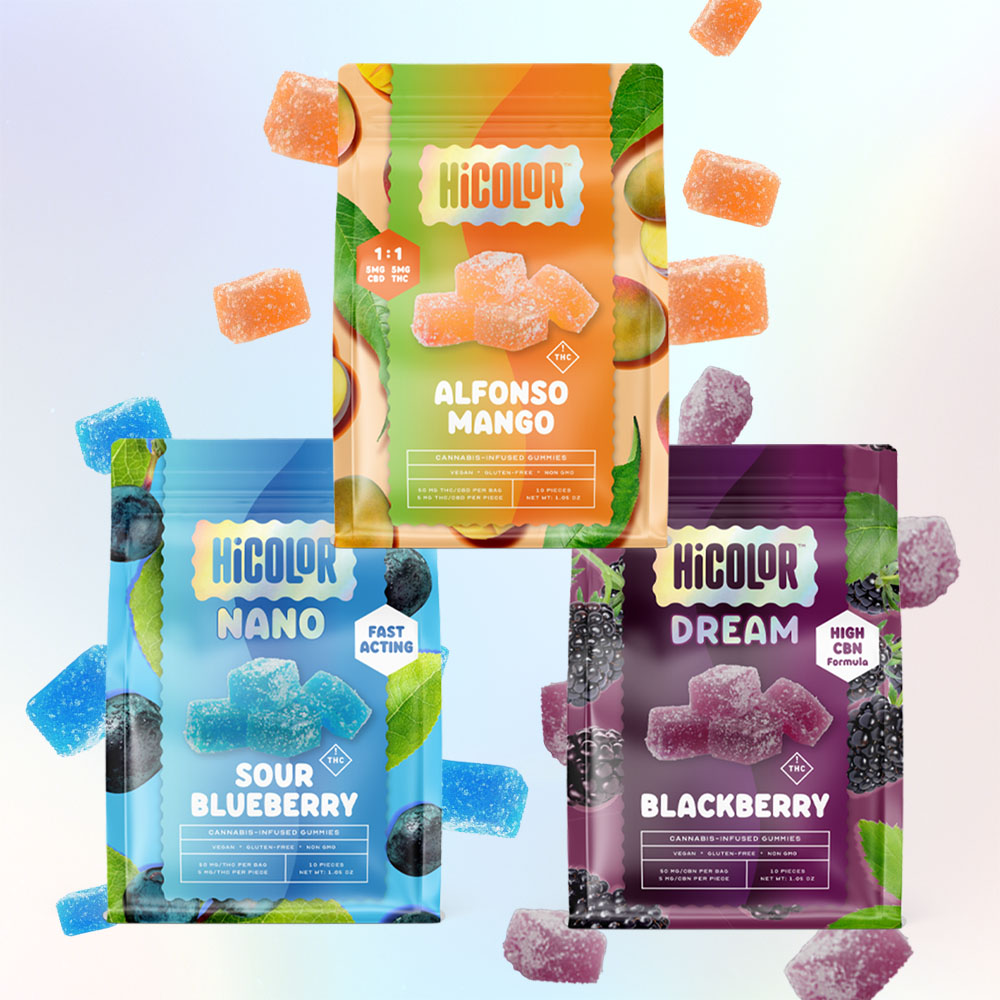 Hi-Color THC Gummies
